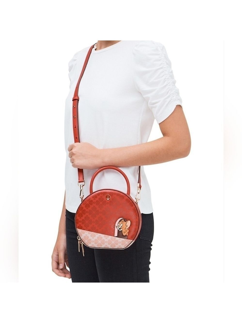 Limited Edition Kate Spade New York x Tom & Jerry Collab Canteen Crossbody Purse - Picture 14 of 14
